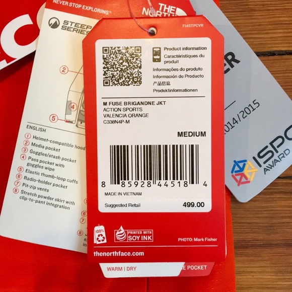 M The North Face Steep Series Fuse Brigandine Jkt - Picture 6 of 8